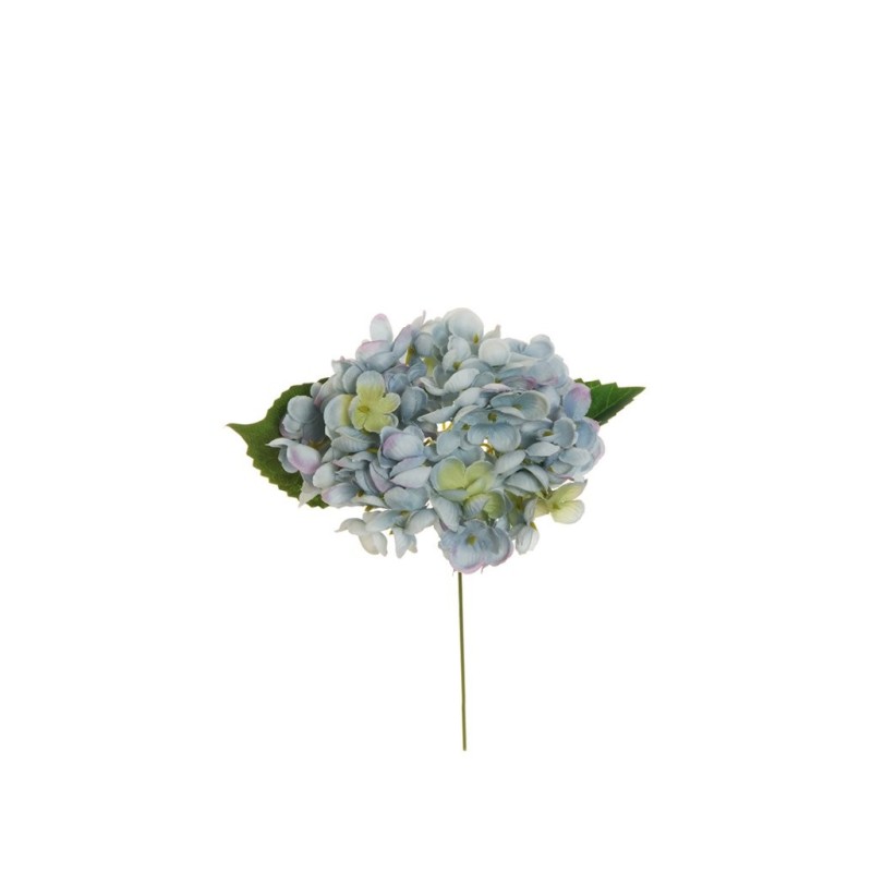Lot de 36 - Pic artificiel d'hortensia pop corn, 26 cm - bleu clair 