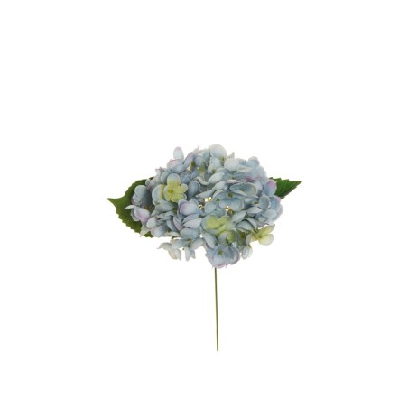 Lot de 36 - Pic artificiel d'hortensia pop corn, 26 cm - bleu clair 