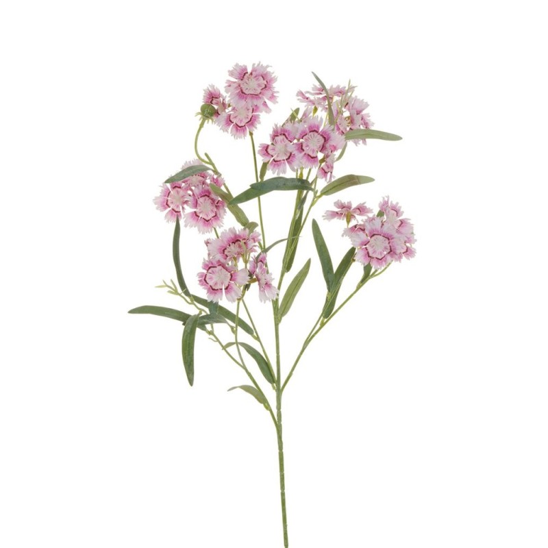 Lot de 36 - Tige artificielle de dianthus chinensis X6, 73 cm - fuchsia violet rose 