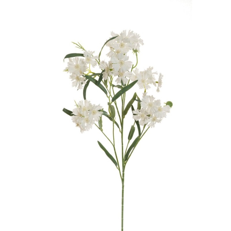 Lot de 36 - Tige artificielle de dianthus chinensis X6, 73 cm - blanc 