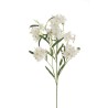 Lot de 36 - Tige artificielle de dianthus chinensis X6, 73 cm - blanc 