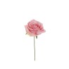 Lot de 80 - Tête artificielle de rose Equateur, 21 cm - mauve 