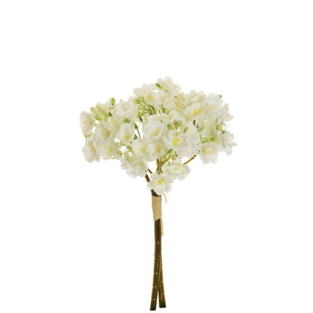 Lot de 12 - Bouquet artificiel de saponaire X4, 39 cm - blanc 