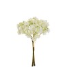 Lot de 12 - Bouquet artificiel de saponaire X4, 39 cm - blanc 