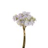 Lot de 12 - Bouquet artificiel de saponaire X4, 39 cm - lavande clair 