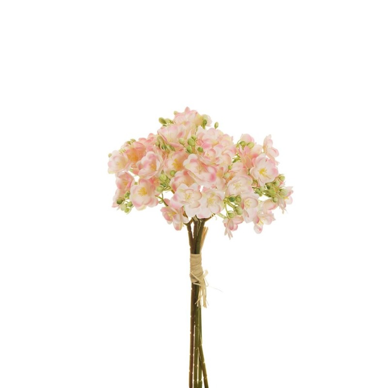 Lot de 12 - Bouquet artificiel de saponaire X4, 39 cm - rose clair 