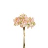 Lot de 12 - Bouquet artificiel de saponaire X4, 39 cm - rose clair 