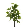 Lot de 6 - Buisson artificiel d'érable impression 3D toucher réel, 86 cm - vert 