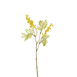 Lot de 120 - Pic artificiel de mimosa, 39 cm - jaune 
