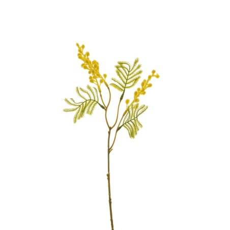 Lot de 120 - Pic artificiel de mimosa, 39 cm - jaune 