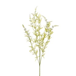 Lot de 24 - Tige artificielle de véronique X5, 96 cm - blanc 