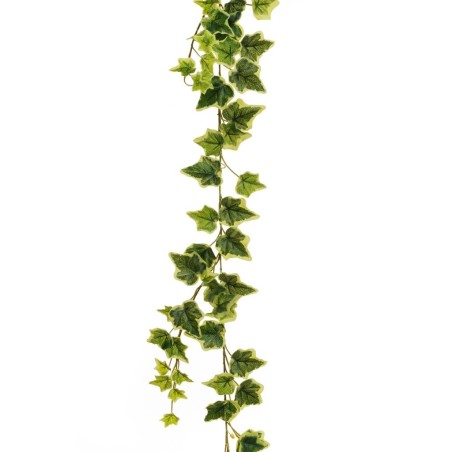Lot de 12 - Guirlande artificielle de lierre toucher réel, 180 cm - panaché 