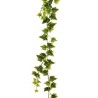 Lot de 12 - Guirlande artificielle de lierre toucher réel, 180 cm - panaché 