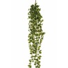 Lot de 6 - Buisson suspendu artificiel de lierre toucher réel X12, 180 cm - panaché 