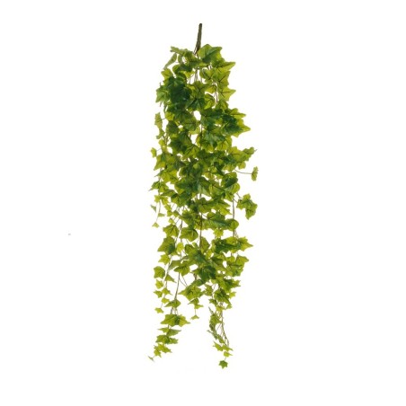 Lot de 6 - Buisson suspendu artificiel de lierre toucher réel X8, 110 cm - vert 