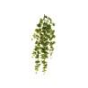 Lot de 12 - Buisson suspendu artificiel de lierre toucher réel X6, 85 cm - panaché 