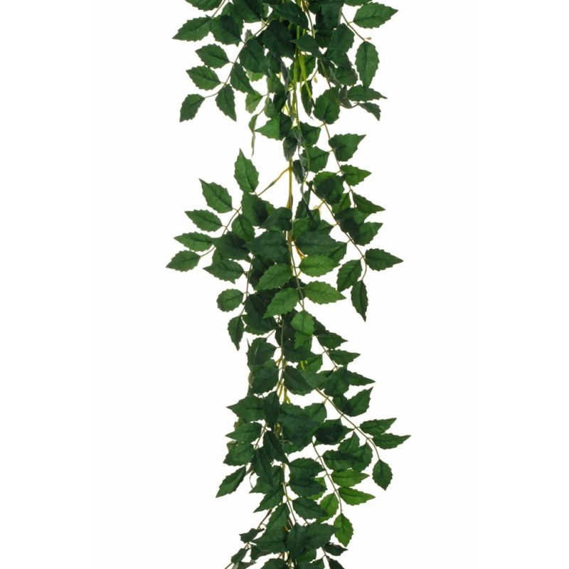 Lot de 12 - Guirlande artificielle de mahonia, 200 cm - vert 