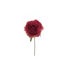 Lot de 80 - Tête artificielle de rose Equateur, 21 cm - fuchsia 