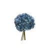 Lot de 12 - Bouquet artificiel d'hortensias Juliette X4, 35 cm - bleu 