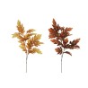 Lot de 12 - Branche artificielle de chêne X2, 105 cm - marron clair foncé 
