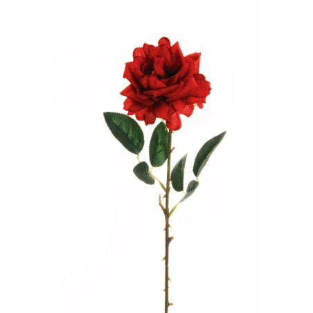 Lot de 24 - Églantier artificiel, 62 cm - rouge 
