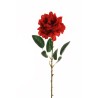 Lot de 24 - Églantier artificiel, 62 cm - rouge 