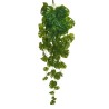Lot de 8 - Buisson suspendu artificiel de philodendron monstera impression 3D toucher réel X5, 128 cm - vert 