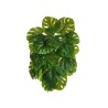 Lot de 12 - Buisson suspendu artificiel de philodendron monstera impression 3D toucher réel, 46 cm - vert 