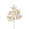 Lot de 36 - Fougère artificielle métallisée, 68 cm - or 