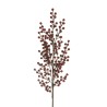 Lot de 12 - Tige artificielle de baies d'ilex X17, 94 cm - rouge 