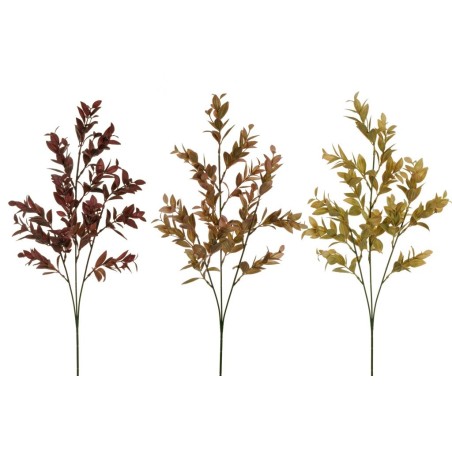 Lot de 24 - Tige artificielle de myrte X3, 73 cm - bordeaux rose vert 