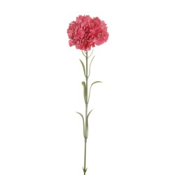 Lot de 48 - Œillet artificiel aspect séché, 53 cm - mauve foncé 