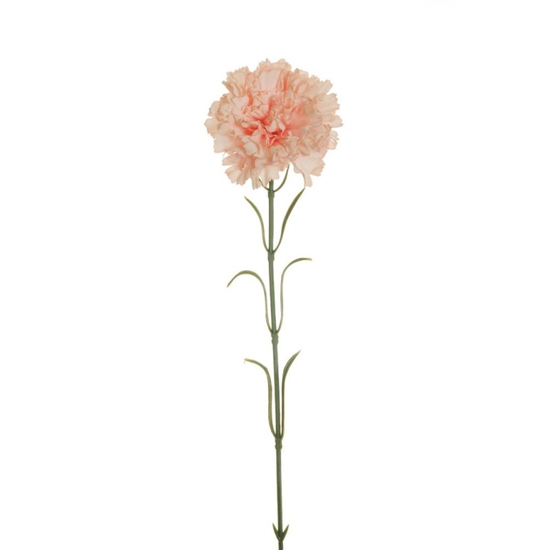 Lot de 48 - Œillet artificiel aspect séché, 53 cm - saumon clair 