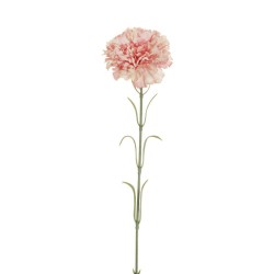 Lot de 48 - Œillet artificiel aspect séché, 53 cm - rose clair mauve 