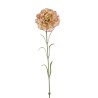 Lot de 48 - Œillet artificiel aspect séché, 53 cm - jaune clair violet 