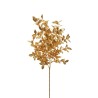 Lot de 36 - Tige artificielle de buis métallisée X3, 68 cm - or 