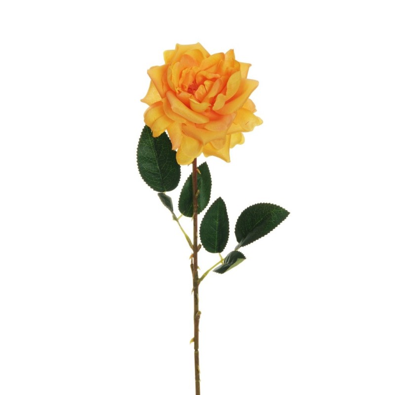 Lot de 24 - Églantier artificiel, 62 cm - orange clair 