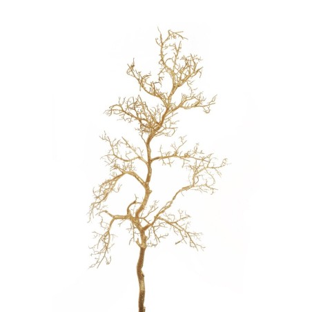 Lot de 6 - Branche géante artificielle de manzanita métallisée, 115 cm - or 