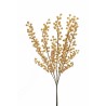 Lot de 8 - Bouquet artificiel de baies d'ilex X5, 74,5 cm - or 