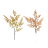 Lot de 24 - Tige artificielle de capillaire X3, 99 cm - vert marron mauve ivoire 