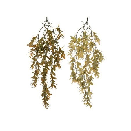 Lot de 24 - Buisson suspendu artificiel de myrte X4, 65 cm - vert marron jaune 