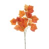 Lot de 24 - Tige artificielle de raisin toucher réel X3, 70 cm - orange 