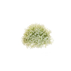 Lot de 5 - Petite demi-boule artificielle de gypsophile, D. 35 cm - blanc 