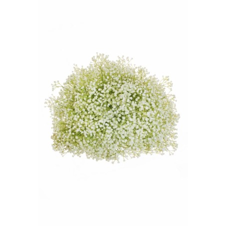 Lot de 2 - Grande demi-boule artificielle de gypsophile, D. 60 cm - blanc 