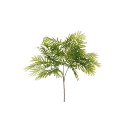 Lot de 12 - Tige artificielle d'acacia X3, 80 cm - vert 