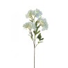 Lot de 24 - Tige artificielle de boules-de-neige X3, 62,5 cm - bleu clair 