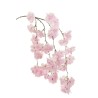Lot de 24 - Tige suspendue artificielle de cerisier en fleurs, 130 cm - rose 