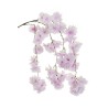 Lot de 24 - Tige suspendue artificielle de cerisier en fleurs, 130 cm - lilas clair 