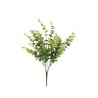 Lot de 36 - Buisson artificiel d'eucalyptus X5, 39 cm - vert 