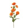 Lot de 24 - Tige artificielle de marguerites X6, 79 cm - orange 